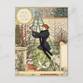 Eugène Grasset février Briefkaart