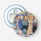 Eugene Grasset - Harmonie decoratief paneel Button Flesopener (Voorkant)