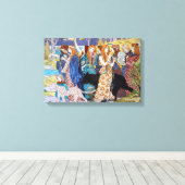Eugene Grasset - Harmonie decoratief paneel Canvas Afdruk (Insitu (Houten vloer))