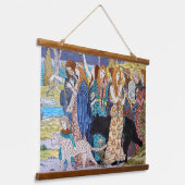 Eugene Grasset - Harmonie decoratief paneel Hangend Wandkleed (Gebogen)
