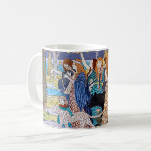 Eugene Grasset - Harmonie decoratief paneel Koffiemok