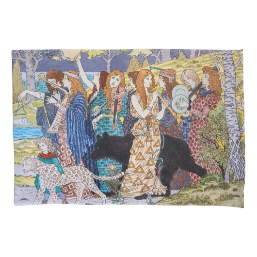 Eugene Grasset - Harmonie decoratief paneel Kussensloop (Voorkant)