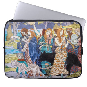 Eugene Grasset - Harmonie decoratief paneel Laptop Sleeve