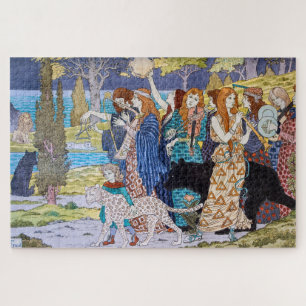 Eugene Grasset - Harmonie decoratief paneel Legpuzzel