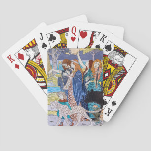 Eugene Grasset - Harmonie decoratief paneel Pokerkaarten