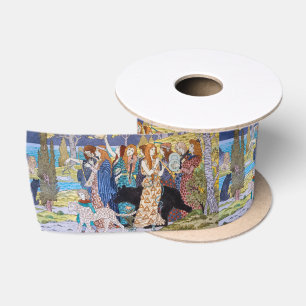 Eugene Grasset - Harmonie decoratief paneel Satijnen Lint