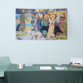 Eugene Grasset - Harmonie decoratief paneel Spandoek (Beurs)