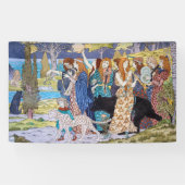 Eugene Grasset - Harmonie decoratief paneel Spandoek (Horizontaal)