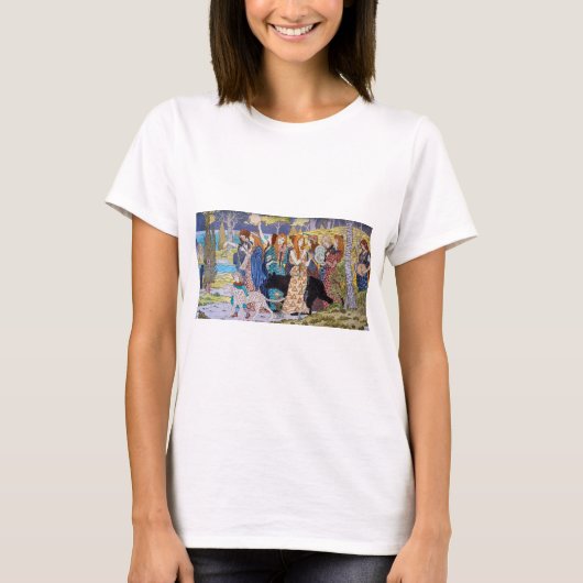 Eugene Grasset - Harmonie decoratief paneel T-shirt (Voorkant)