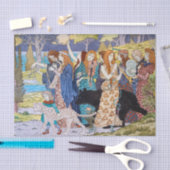 Eugene Grasset - Harmonie decoratief paneel Tissuepapier (Craft)