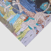 Eugene Grasset - Harmonie decoratief paneel Tissuepapier (Detail)