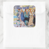 Eugene Grasset - Harmonie decoratief paneel Vierkante Sticker (Tas)