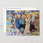 Eugene Grasset - Harmonieus decoratief paneel Briefkaart (Voorkant / Achterkant)