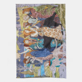 Eugene Grasset - Harmonieus decoratief paneel Theedoek (Verticaal)