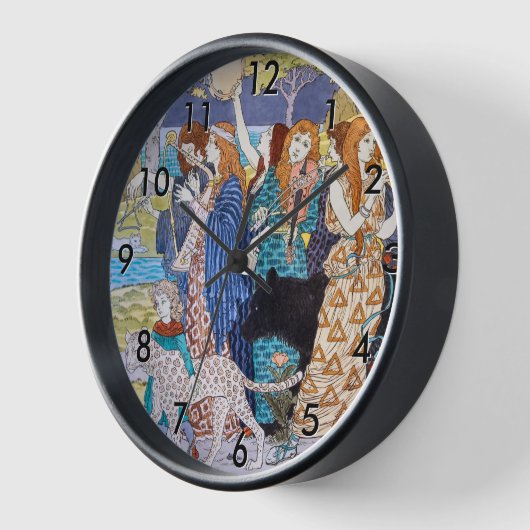 Eugene Grasset - Harmony Decorative Panel (Hoek)