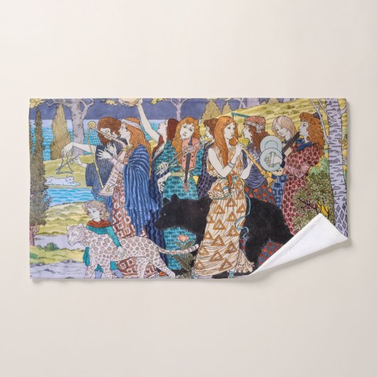 Eugene Grasset - Harmony Decorative Panel Bad Handdoek (Handdoek)