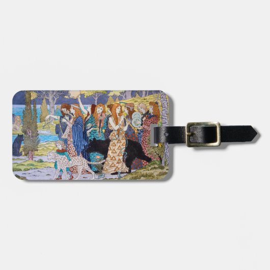 Eugene Grasset - Harmony Decorative Panel Bagagelabel (Voorkant horizontaal)