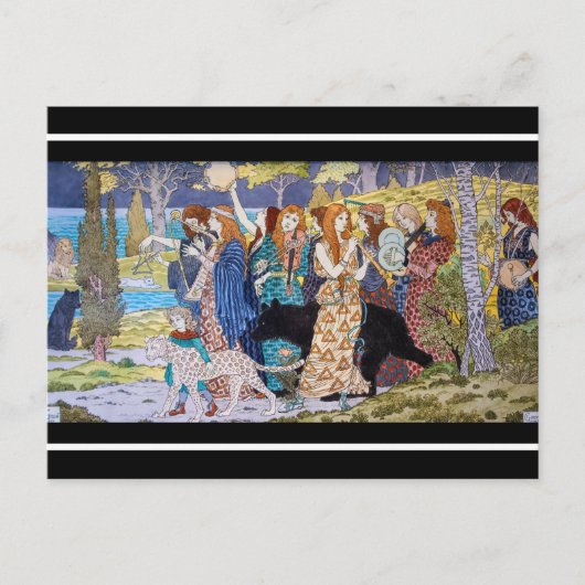 Eugene Grasset - Harmony Decorative Panel Briefkaart (Voorkant)