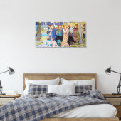 Eugene Grasset - Harmony Decorative Panel Canvas Afdruk (Insitu (Slaapkamer))