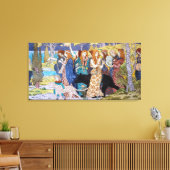 Eugene Grasset - Harmony Decorative Panel Canvas Afdruk (Insitu (Woonkamer))