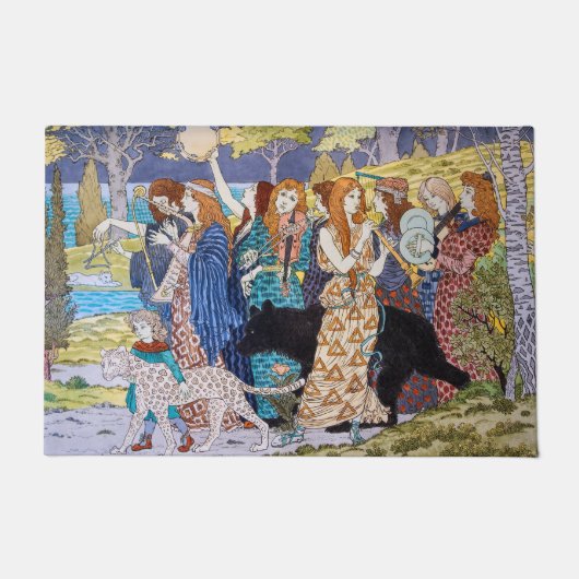 Eugene Grasset - Harmony Decorative Panel Deurmat (Voorkant)