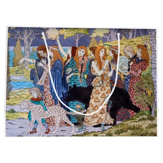 Eugene Grasset - Harmony Decorative Panel Groot Cadeauzakje (Achterkant)