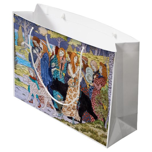 Eugene Grasset - Harmony Decorative Panel Groot Cadeauzakje (Achterkant Gekanteld)