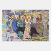 Eugene Grasset - Harmony Decorative Panel Inpakpapier Vel (Voorkant 3)