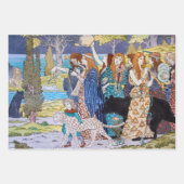 Eugene Grasset - Harmony Decorative Panel Inpakpapier Vel (Voorkant)