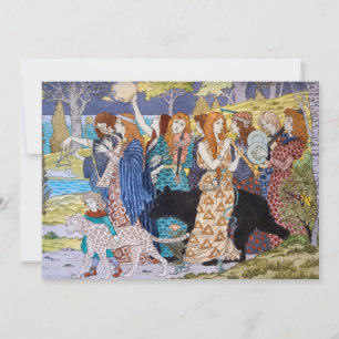 Eugene Grasset - Harmony Decorative Panel Kaart