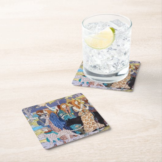 Eugene Grasset - Harmony Decorative Panel Kartonnen Onderzetters (Insitu)