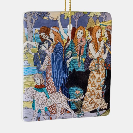 Eugene Grasset - Harmony Decorative Panel Keramisch Ornament (Rechts)