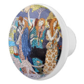 Eugene Grasset - Harmony Decorative Panel Keramische Knop (Rechts)