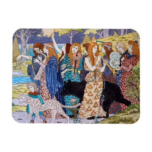 Eugene Grasset - Harmony Decorative Panel Magneet (Horizontaal)