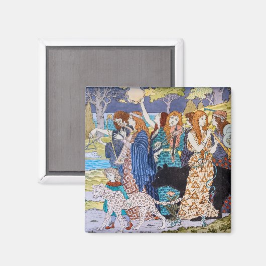 Eugene Grasset - Harmony Decorative Panel Magneet (Voorkant / Achterkant)