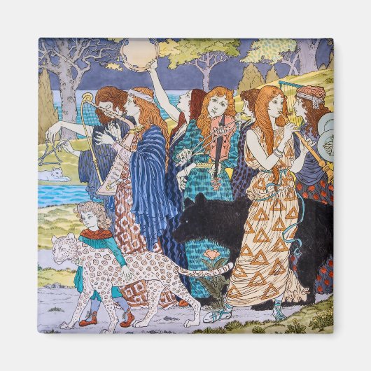 Eugene Grasset - Harmony Decorative Panel Magneet (Voorkant)