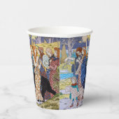 Eugene Grasset - Harmony Decorative Panel Papieren Bekers (Rechts)