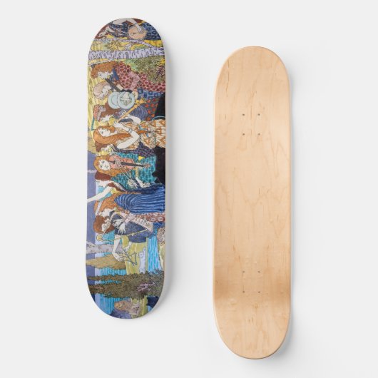 Eugene Grasset - Harmony Decorative Panel Persoonlijk Skateboard (Voorkant)