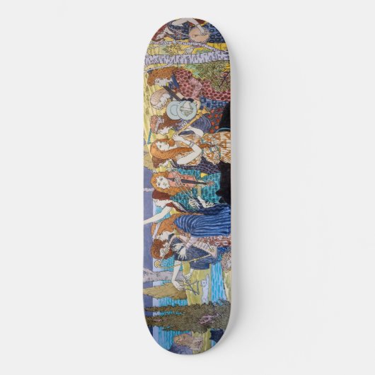 Eugene Grasset - Harmony Decorative Panel Persoonlijk Skateboard (Voorkant)