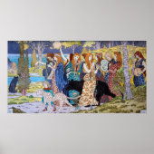 Eugene Grasset - Harmony Decorative Panel Poster (Voorkant)