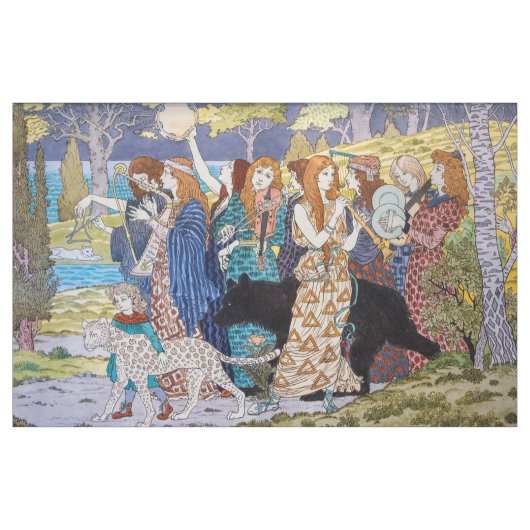 Eugene Grasset - Harmony Decorative Panel Stof (Yard (91,4 cm))