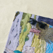 Eugene Grasset - Harmony Decorative Panel Strandlaken (In situ)