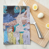 Eugene Grasset - Harmony Decorative Panel Theedoek (Quarter Fold)