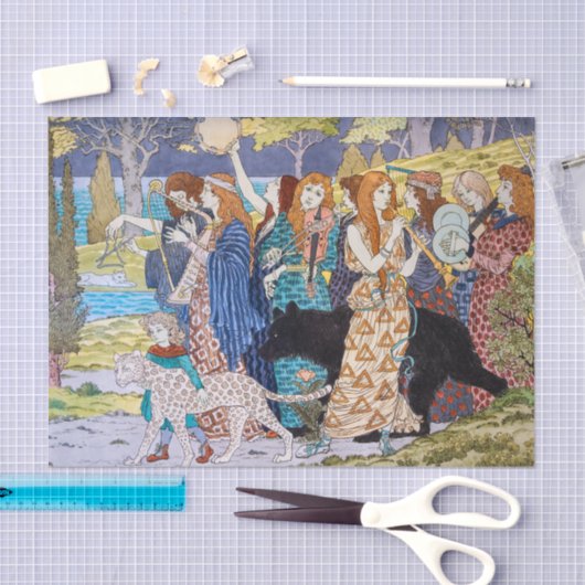 Eugene Grasset - Harmony Decorative Panel Tissuepapier (Craft)