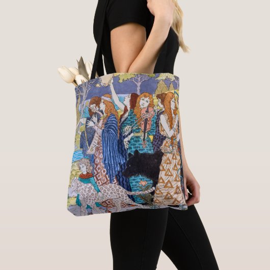 Eugene Grasset - Harmony Decorative Panel Tote Bag (Dichtbij)