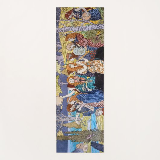 Eugene Grasset - Harmony Decorative Panel Yogamat (Voorkant)