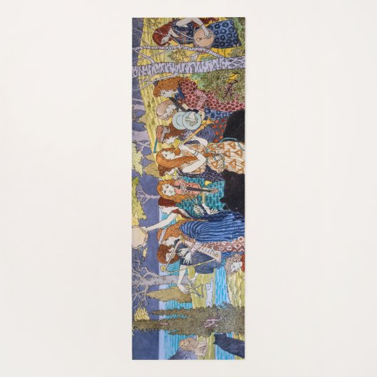 Eugene Grasset - Harmony Decorative Panel Yogamat (Achterkant)