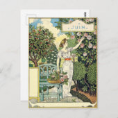 Eugène Grasset juin Briefkaart (Voorkant / Achterkant)