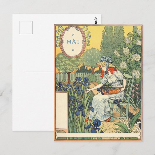 Eugène Grasset mai Briefkaart (Voorkant / Achterkant)