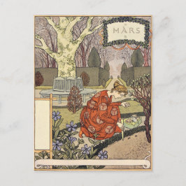 Eugène Grasset mars Briefkaart